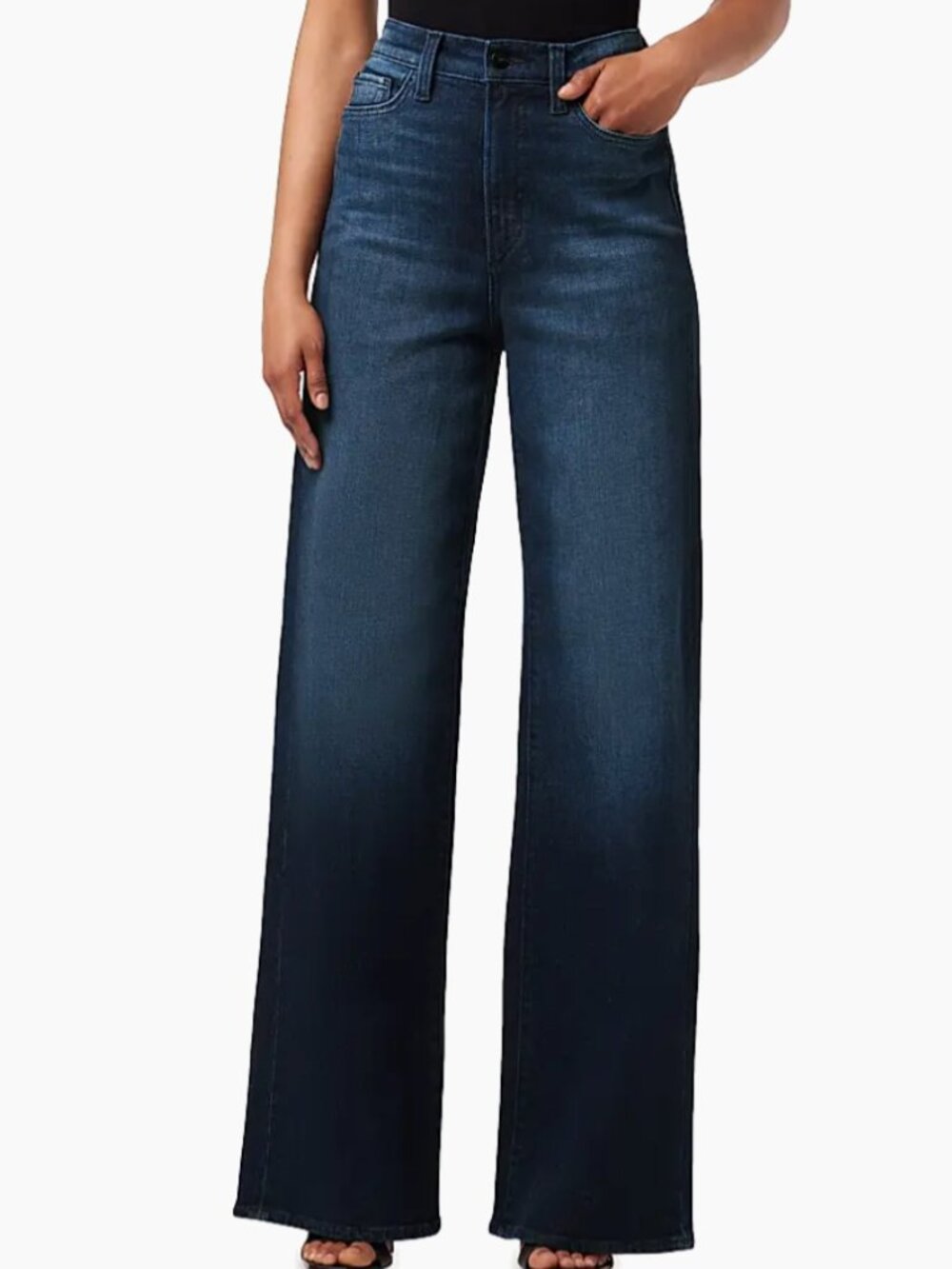 Joe's Jeans "The Mia" high rise wide leg jeans --dark wash, size 25